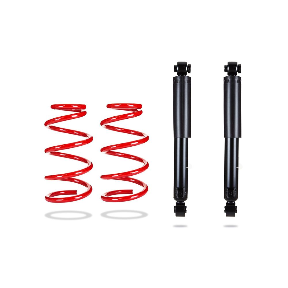 Pedders Heavy Duty Rear Coil Spring Pair For 2007-2017 Hyundai Santa Fe - PED-7665 - Red