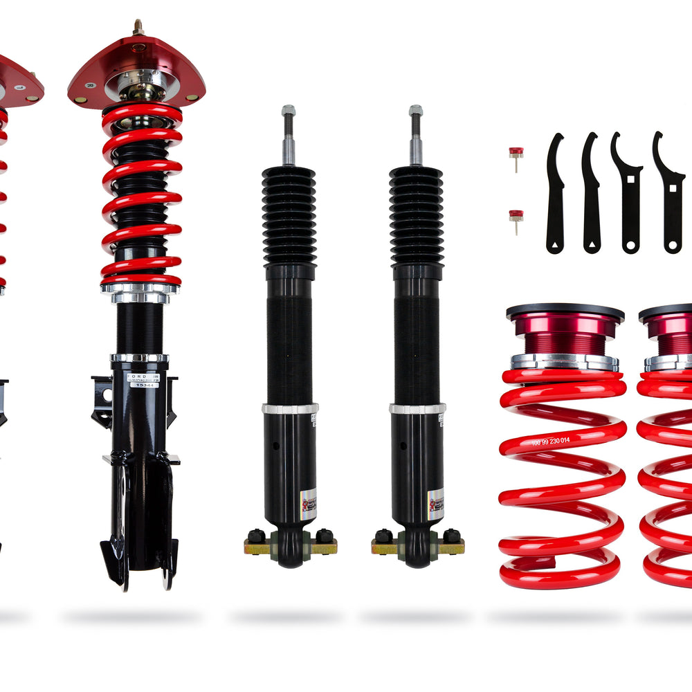 
                      
                        Pedders eXtreme XA Coilover Plus Kit With Front Camber Plates - Ford Mustang S550 2015-2023 - Magneride
                      
                    