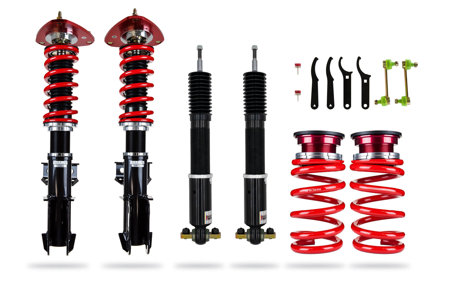 Pedders eXtreme XA Coilover Plus Kit With Front Camber Plates - Ford Mustang S550 2015-2023 - Magneride