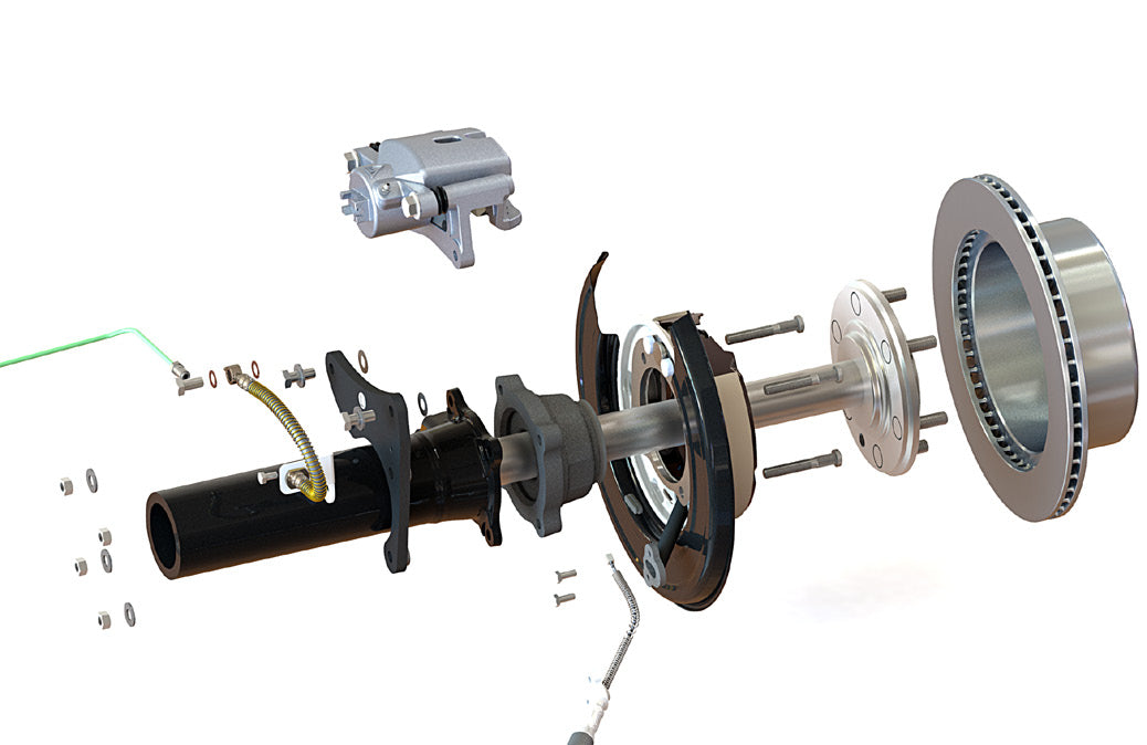 Pedders Rear Disc Brake Conversion Kit - Toyota Tacoma 2005-2023 ...